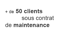 50 clients sous contrat